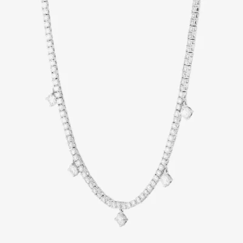 (H-I/ Si2) Womens 6 CT. T.W. Lab Grown White Diamond 10K Gold 20 Inch Pendant Necklace