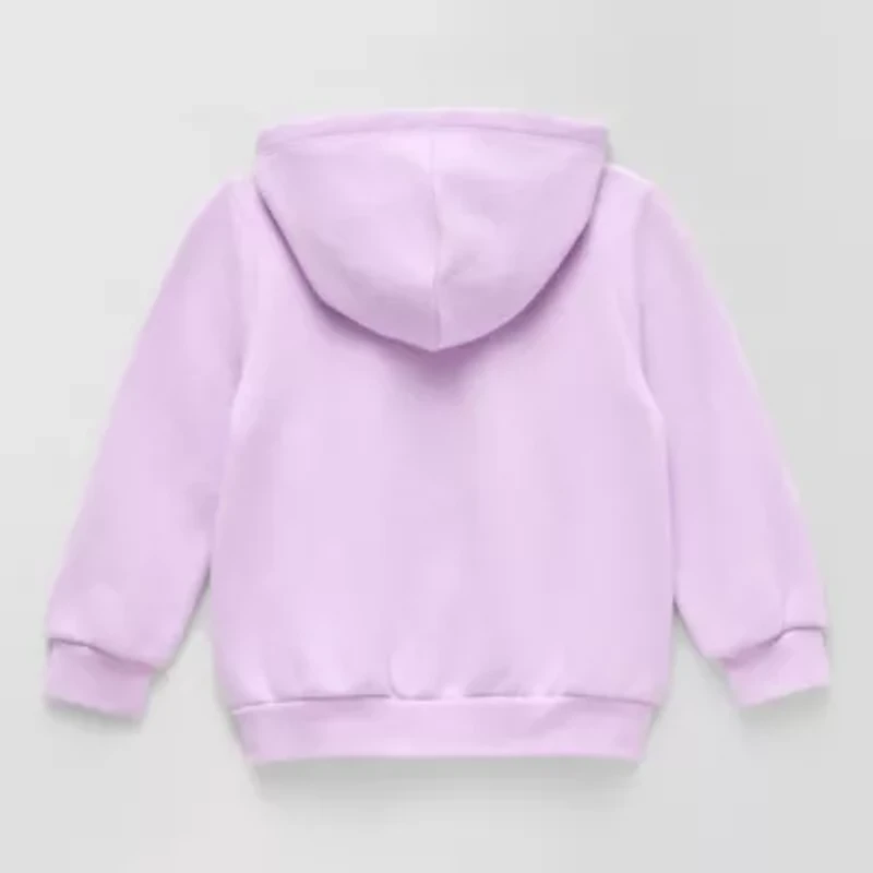 Okie Dokie Girls Fleece Hooded Lightweight Jacket