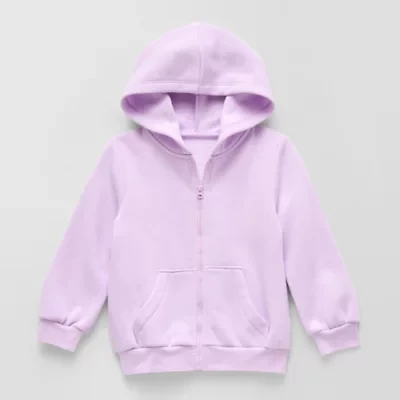 Okie Dokie Toddler & Little Girls Fleece Hooded Lightweight Jacket