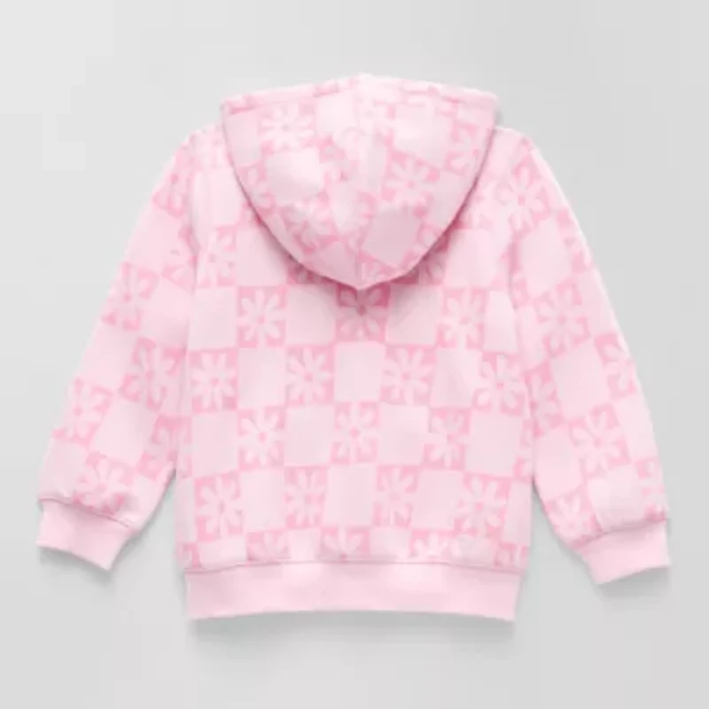 Okie Dokie Toddler Girls Fleece Adaptive Adjustable Features Lightweight Jacket