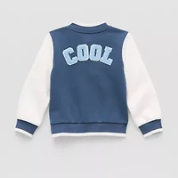 Okie Dokie Boys Fleece Midweight Varsity Jacket
