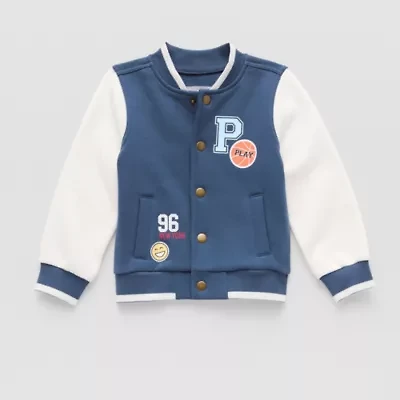 Okie Dokie Boys Fleece Midweight Varsity Jacket