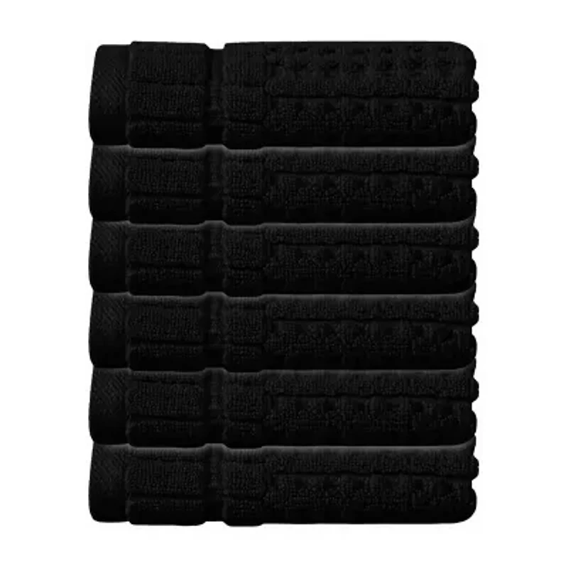 Home Weavers Inc Willow Collection 630 Gsm 100% Cotton Zero Twist -pc. Quick Dry Bath Towel Set