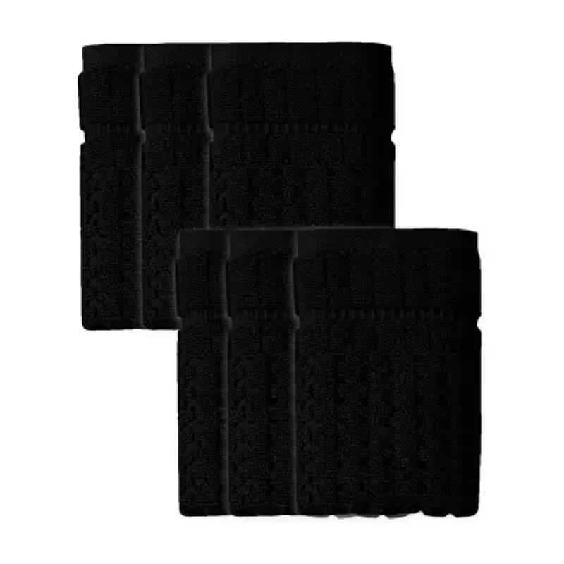Home Weavers Inc Willow Collection 630 Gsm 100% Cotton Zero Twist -pc. Quick Dry Bath Towel Set