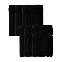 Home Weavers Inc Willow Collection 630 Gsm 100% Cotton Zero Twist -pc. Quick Dry Bath Towel Set