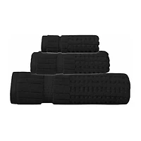 Home Weavers Inc Willow Collection 100% Cotton Zero Twist Super Absorbent -pc. Quick Dry Bath Towel Set