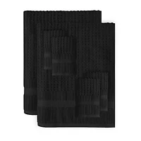 Home Weavers Inc Willow Collection 630gsm 100% Cotton Zero Twist Super Absorbent Bath Towel Set( & 2 Hand Towel