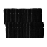Home Weavers Inc Willow Collection 630 Gsm 100% Cotton Zero Twist Washcloth