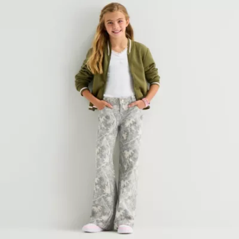 Thereabouts Little & Big Kid Girls Adjustable Waist Baggy Fit Jean