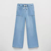 Thereabouts Little & Big Kid Girls Stretch Fabric Loose Fit Jean