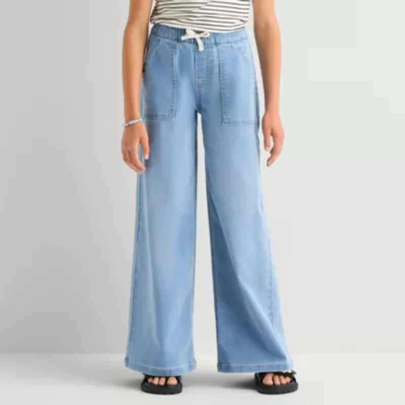 Thereabouts Little & Big Kid Girls Stretch Fabric Loose Fit Jean