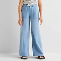 Thereabouts Little & Big Kid Girls Stretch Fabric Loose Fit Jean