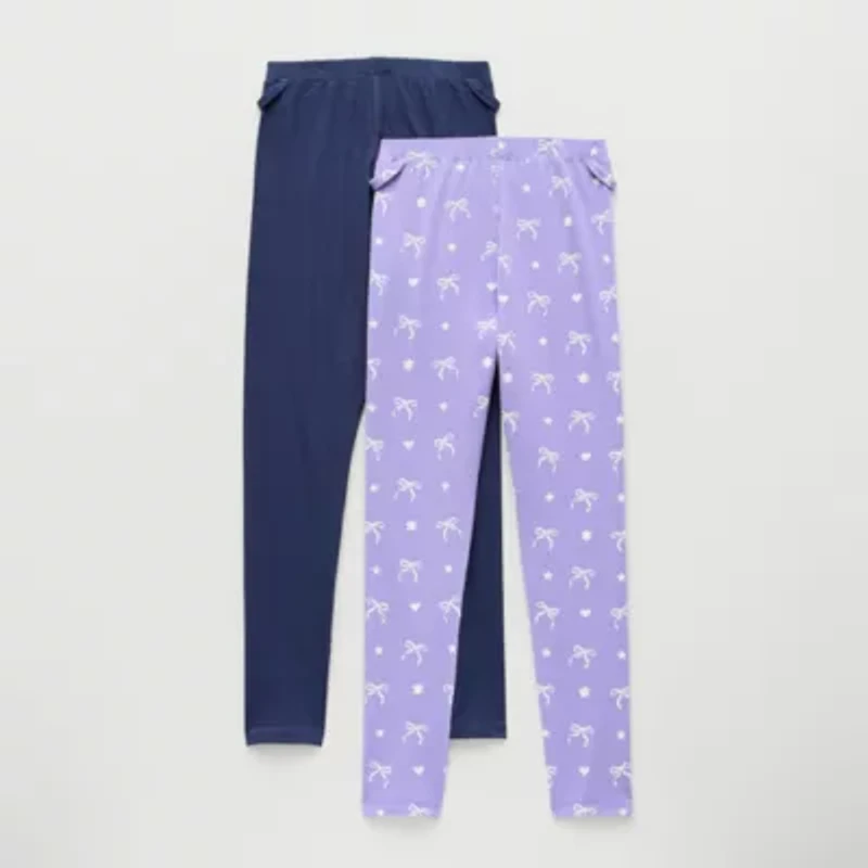 Thereabouts Little & Big Kid Girls Seated Wear 24" Straight 2-pc. Full Length Leggings