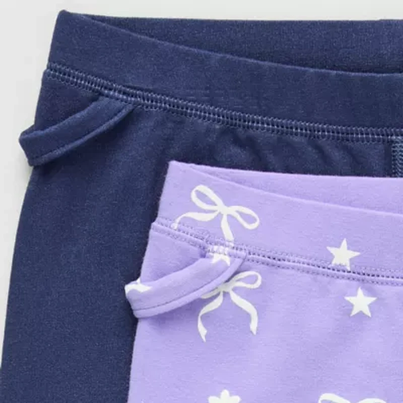 Thereabouts Little & Big Kid Girls Seated Wear 24" Straight 2-pc. Full Length Leggings