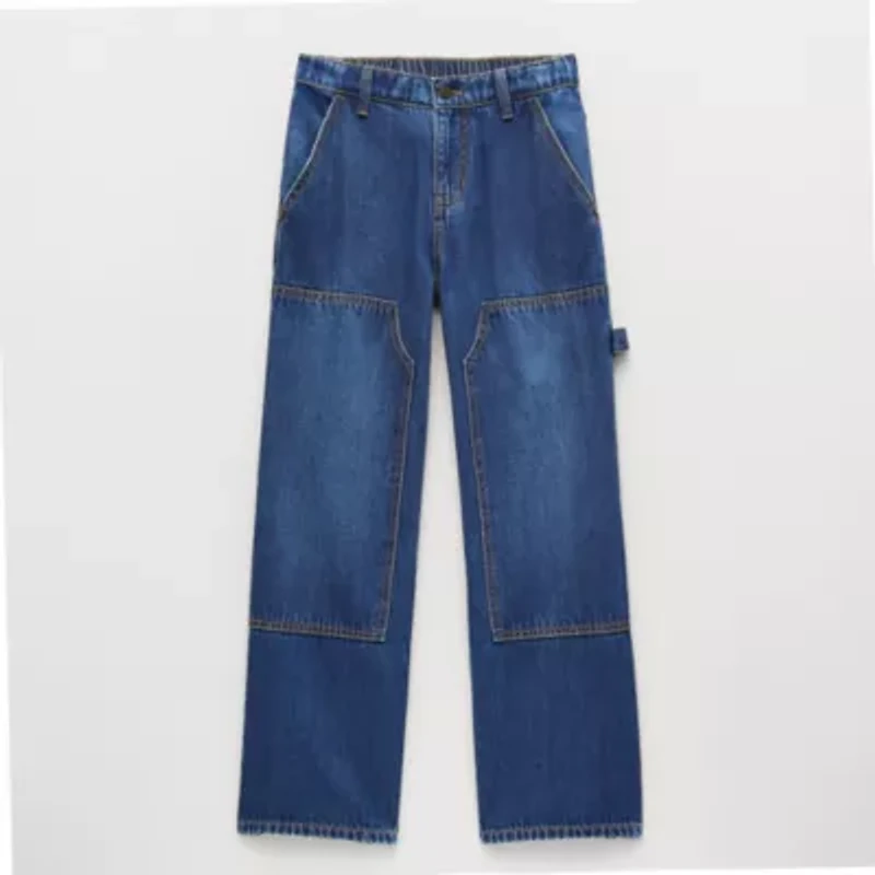 Thereabouts Little & Big Kid Boys Adjustable Waist Workwear Loose Fit Jean