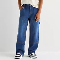 Thereabouts Little & Big Kid Boys Adjustable Waist Workwear Loose Fit Jean