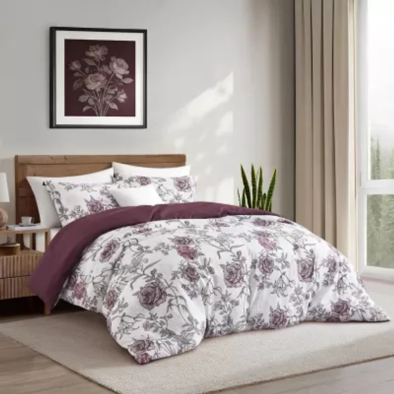 Stratford Park Rina Floral Easy Care Comforter Set
