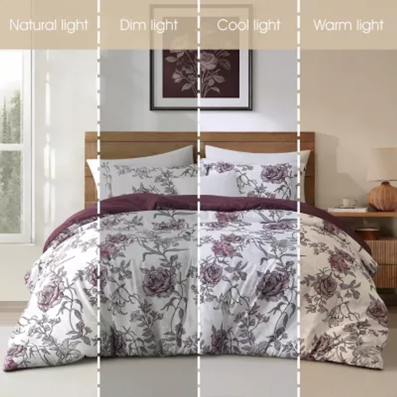 Stratford Park Rina Floral Easy Care Comforter Set