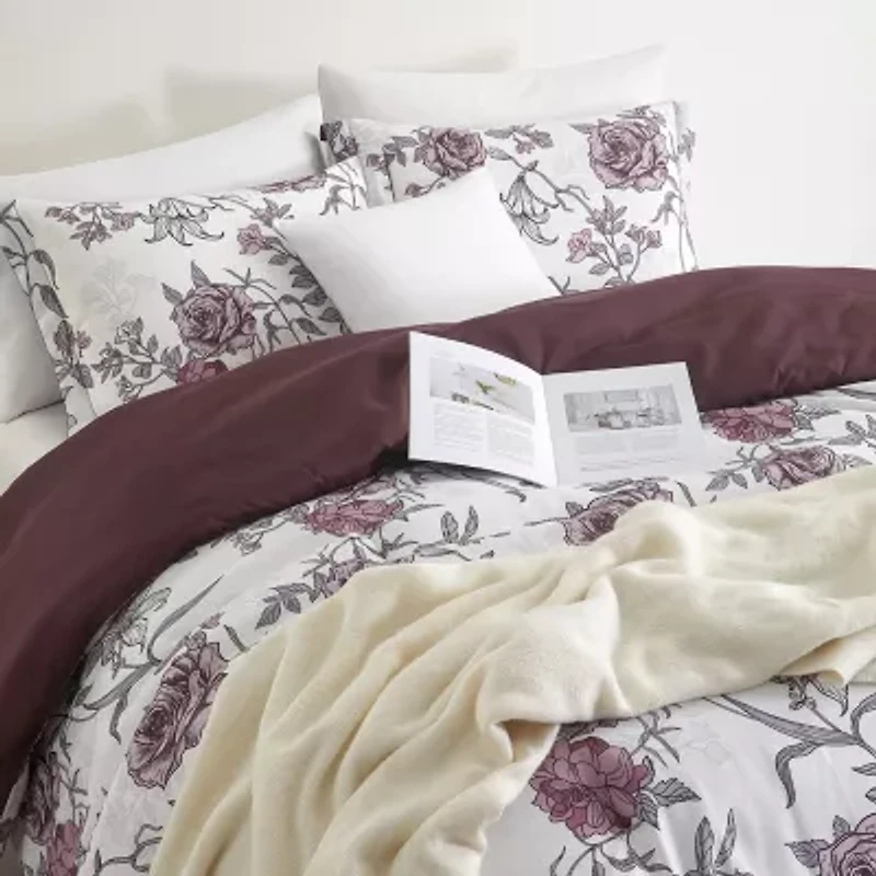 Stratford Park Rina Floral Easy Care Comforter Set