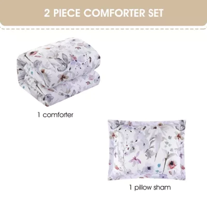 Stratford Park Mylie Floral Easy Care Comforter Set