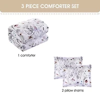 Stratford Park Mylie Floral Easy Care Comforter Set