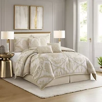 Stratford Park Melinda Floral 7-pc. Easy Care Comforter Set