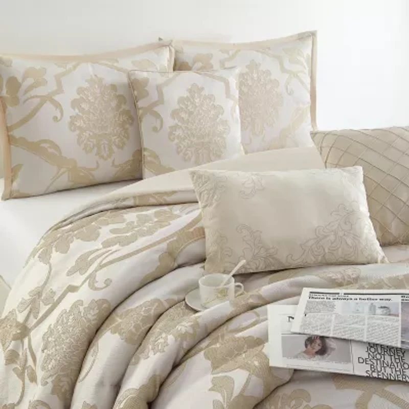 Stratford Park Melinda Floral 7-pc. Easy Care Comforter Set