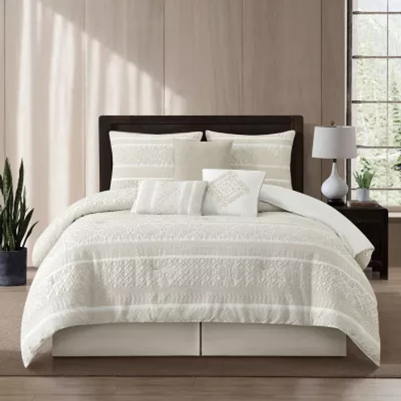 Stratford Park Imani Patchwork 7-pc. Easy Care Comforter Set