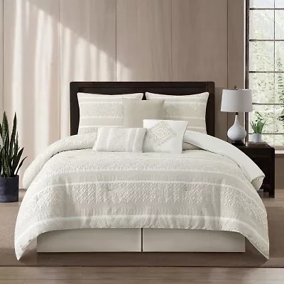 Stratford Park Imani Patchwork 7-pc. Easy Care Comforter Set