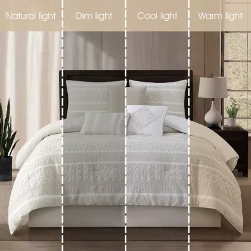 Stratford Park Imani Patchwork 7-pc. Easy Care Comforter Set