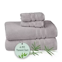 Trident Cotton And Viscose From Bamboo 4-pc. Bath Towel Set