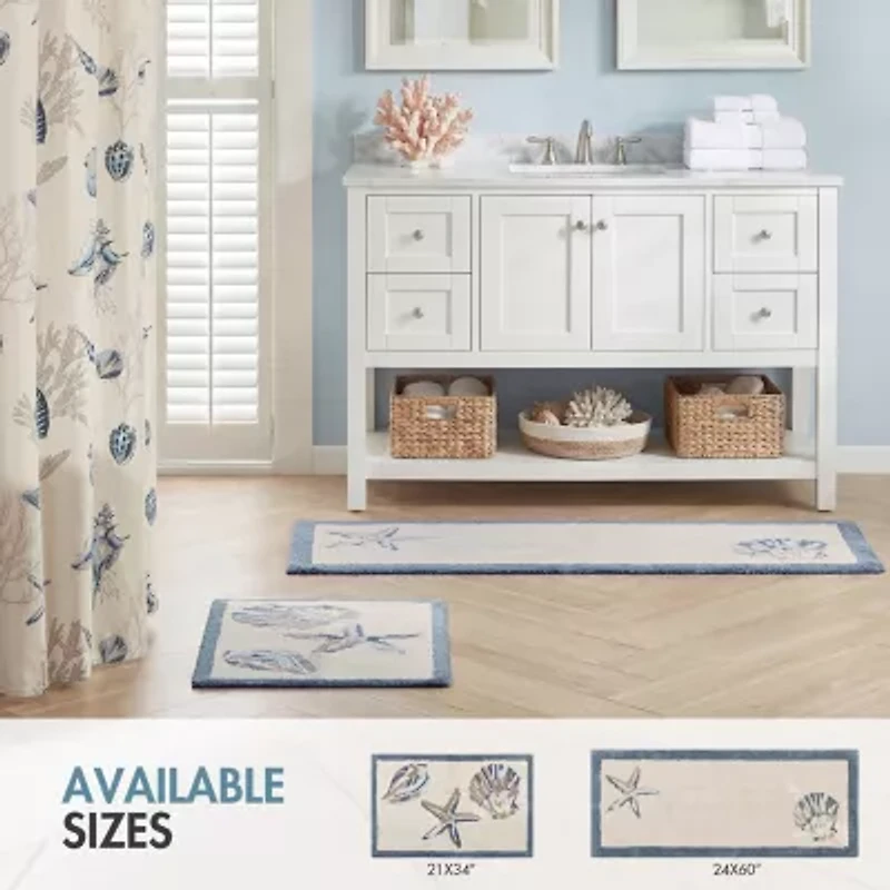 Madison Park Nantucket High Pile Tufted Bath Rug