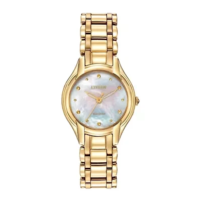 Citizen® Eco-Drive® Womens Gold-Tone Bracelet Watch EM0282-56D