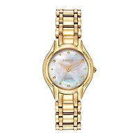 Citizen® Eco-Drive® Womens Gold-Tone Bracelet Watch EM0282-56D