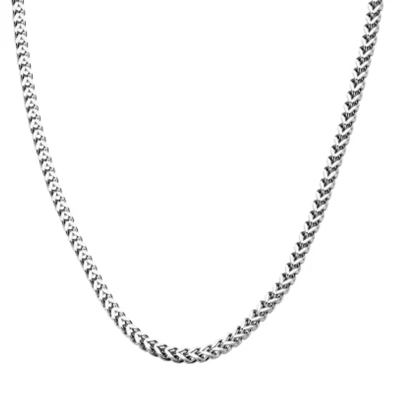 Mens Stainless Steel Hypoallergenic 24 Inch Snake Chain Necklace