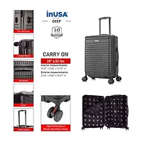 InUSA Deep 20" Hardside Lightweight Luggage