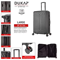 Dukap STRATOS 28" Hardside Lightweight Luggage