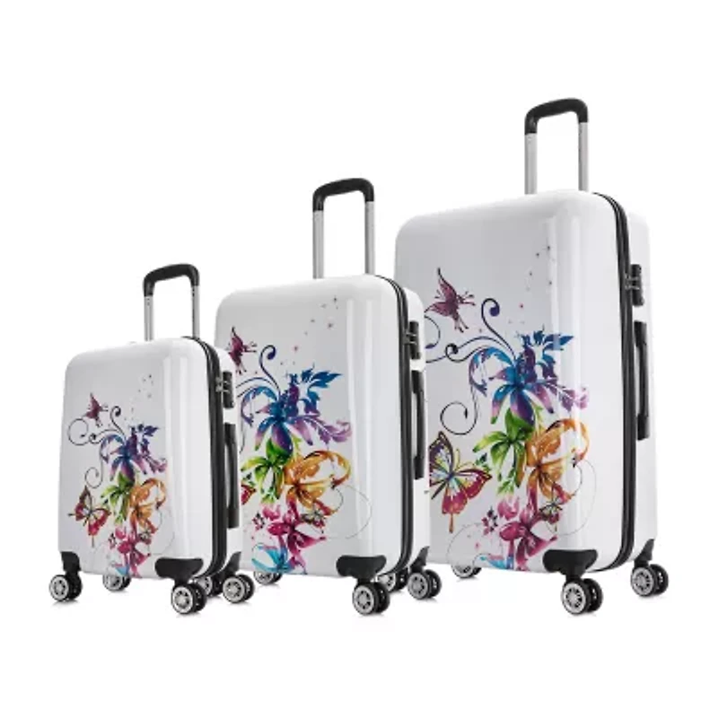 InUSA Fusion 3-pc. Hardside Lightweight Luggage Set