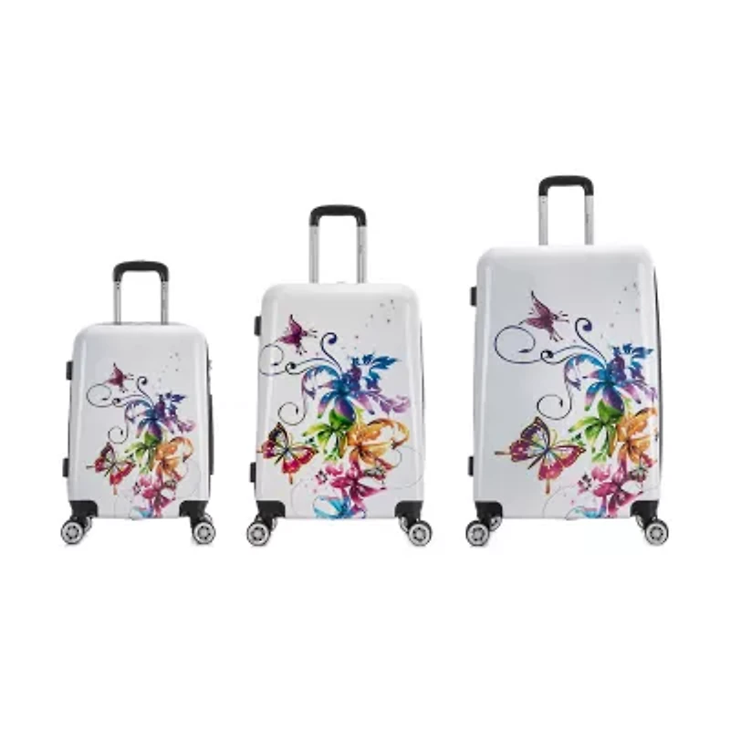 InUSA Fusion 3-pc. Hardside Lightweight Luggage Set