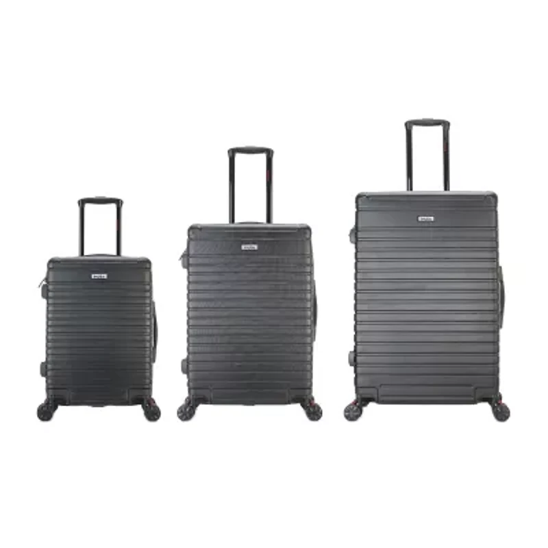 InUSA Deep 3-pc. Hardside Lightweight Luggage Set