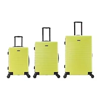 InUSA Deep 3-pc. Hardside Lightweight Luggage Set