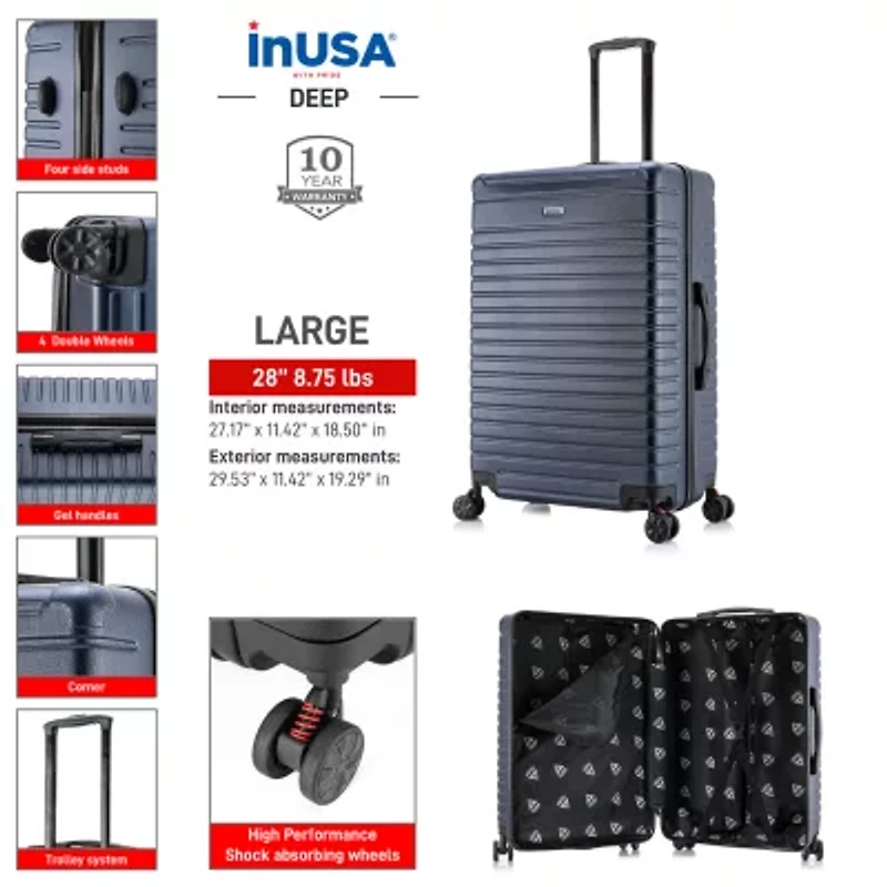 InUSA Deep 28" Hardside Lightweight Luggage