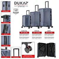 Dukap STRATOS 3-pc. Hardside Lightweight Luggage Set