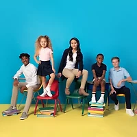 IZOD Little & Big Kid Girls Short Sleeve Regular Fit Polo Shirt