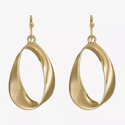 Liz Claiborne Open Womens Drop Earrings