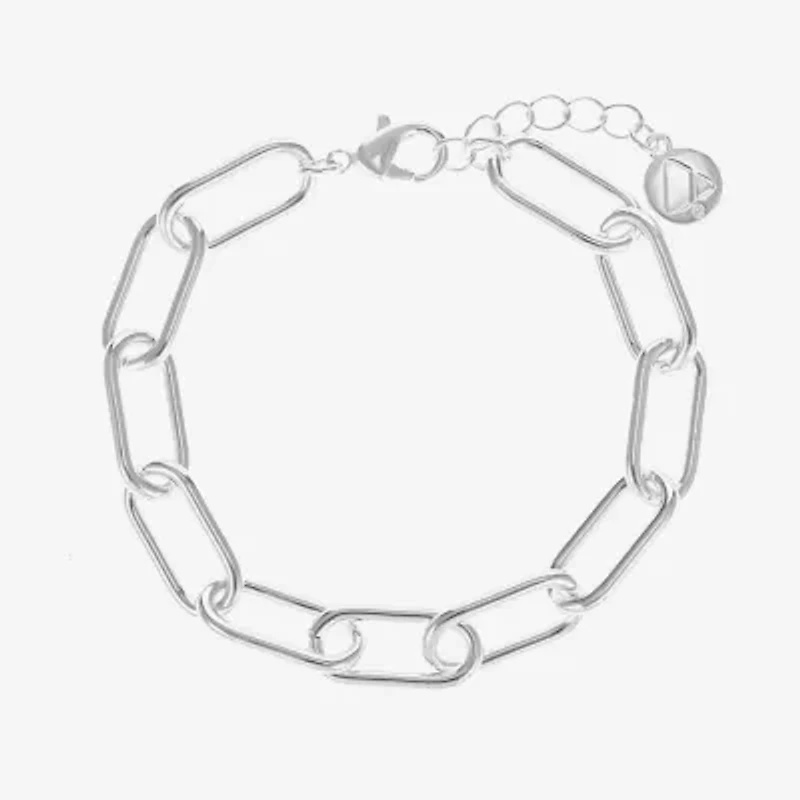 Liz Claiborne Womens Solid 7.25 Inch Link Bracelet
