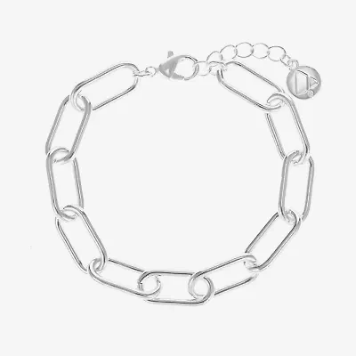 Liz Claiborne Womens Solid 7.25 Inch Link Bracelet