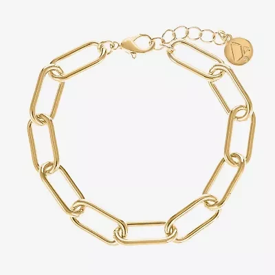 Liz Claiborne Womens Solid 7.25 Inch Link Bracelet