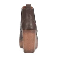 BOC by Born Womens Athalia Wedge Heel Booties