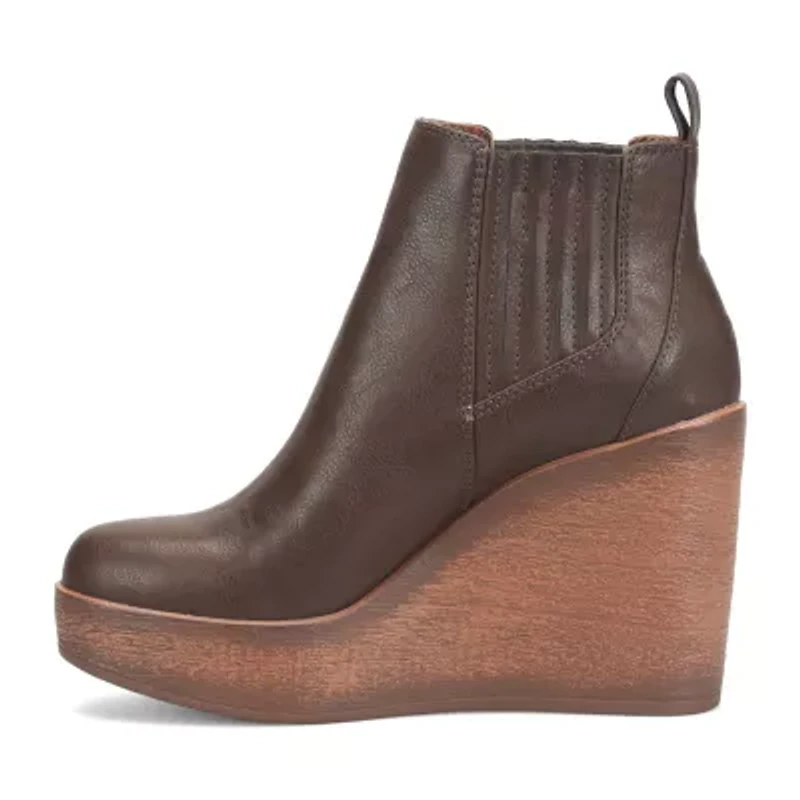 BOC by Born Womens Athalia Wedge Heel Booties